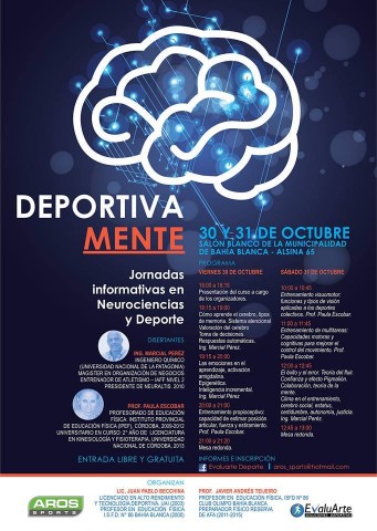 1ras Jornadas informativas en Neurociencia y Deporte.